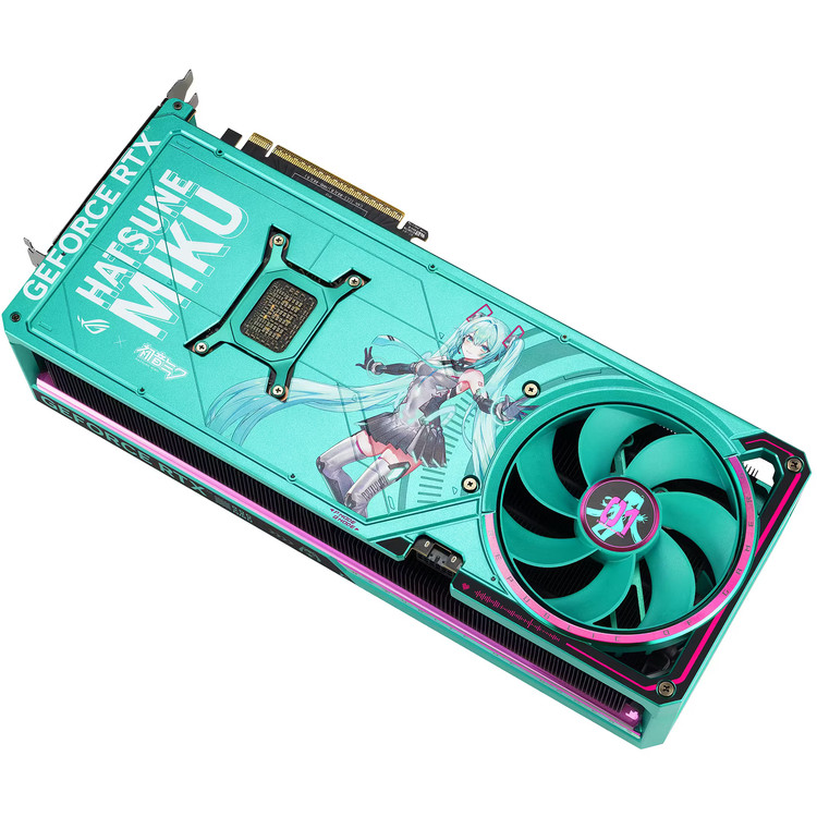 کارت گرافیک ایسوس مدل Asus Rog Astral GeForce RTX 5080 16GB GDDR7 Hatsune Miku Edition