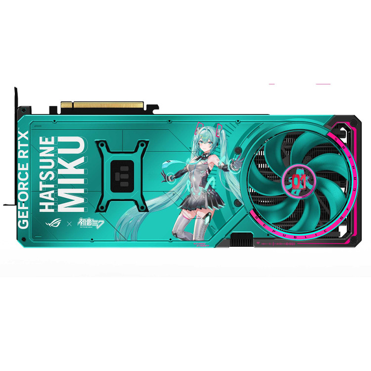 کارت گرافیک ایسوس مدل Asus Rog Astral GeForce RTX 5080 16GB GDDR7 Hatsune Miku Edition