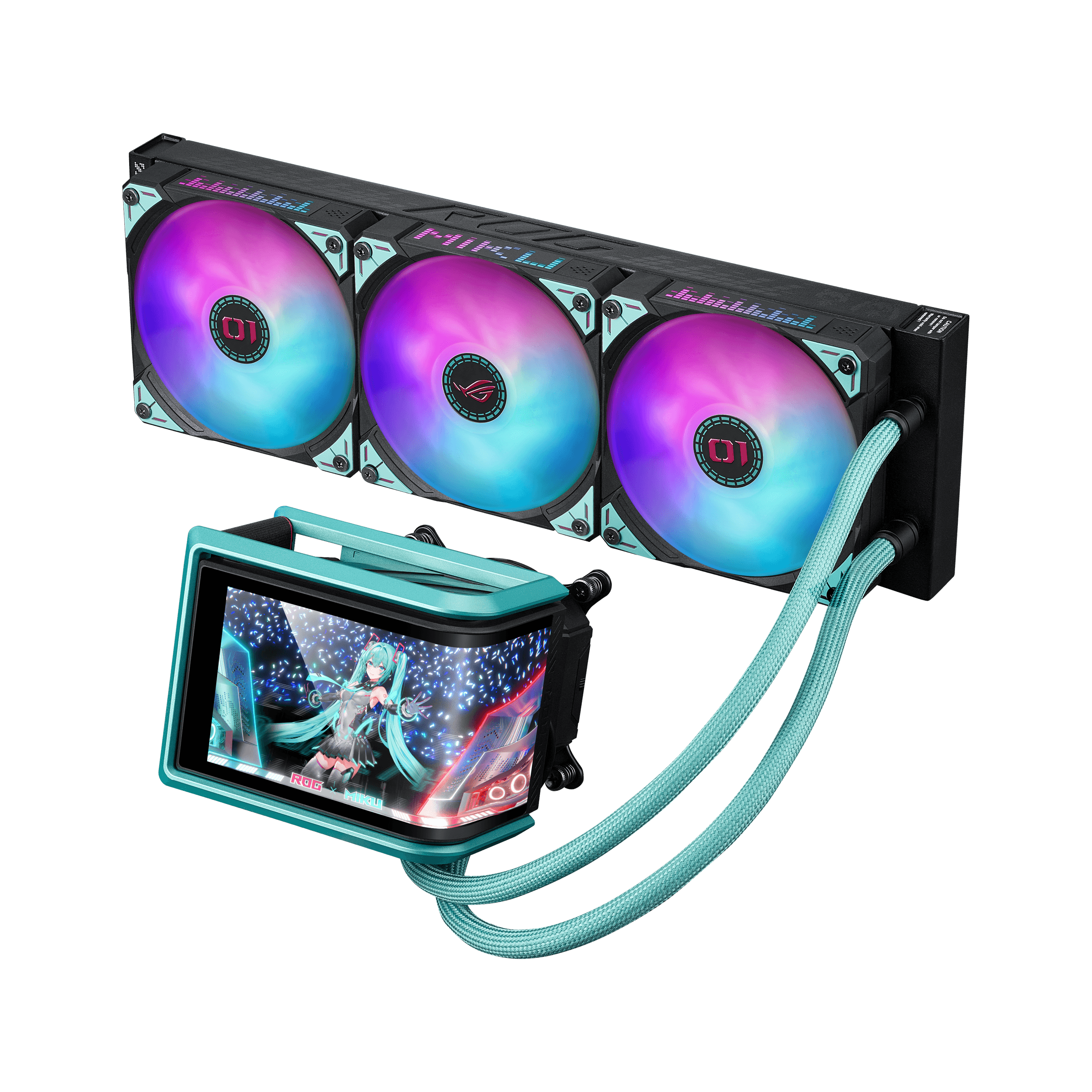 فن خنک کننده ایسوس مدل Asus RYUO IV 360 ARGB Hatsune Miku Edition