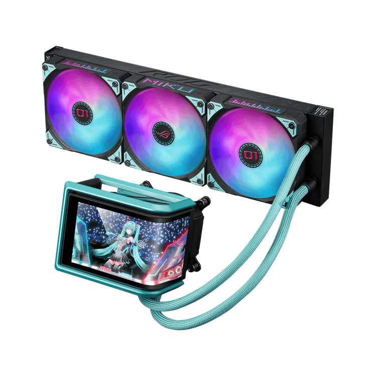 فن خنک کننده ایسوس مدل Asus RYUO IV 360 ARGB Hatsune Miku Edition