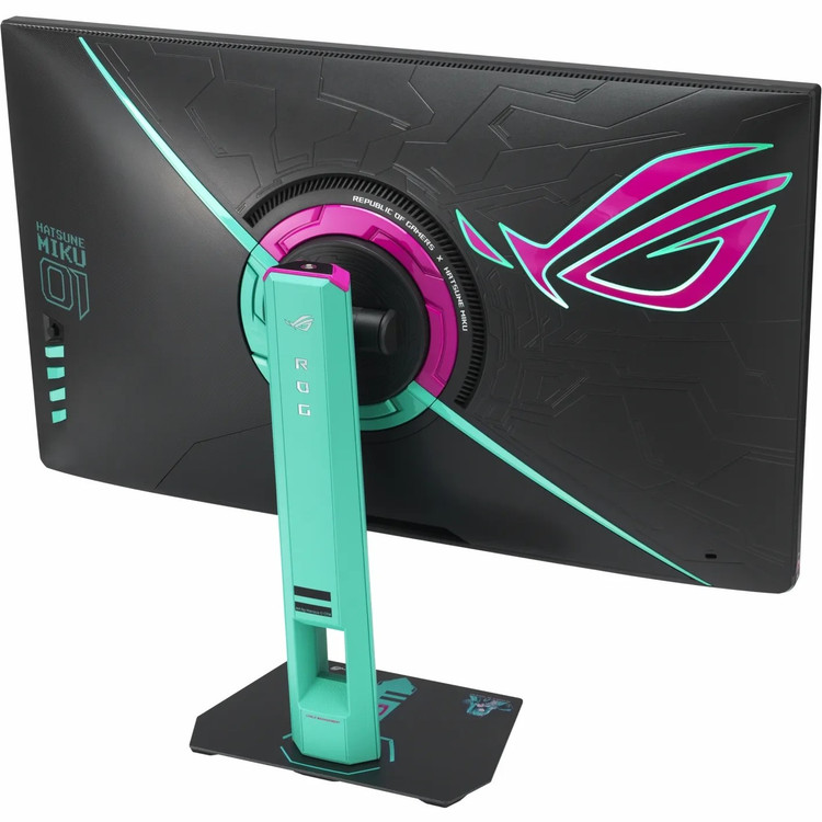 مانیتور گیمینگ 27 اینچ ایسوس مدل ASUS ROG STRIX XG27ACMEG-G HATSUNE MIKU