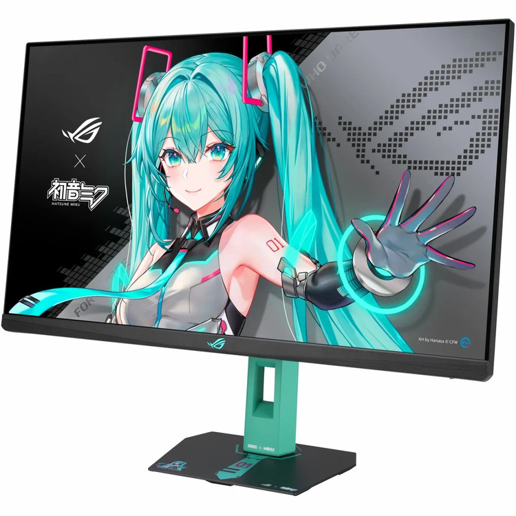 مانیتور گیمینگ 27 اینچ ایسوس مدل ASUS ROG STRIX XG27ACMEG-G HATSUNE MIKU