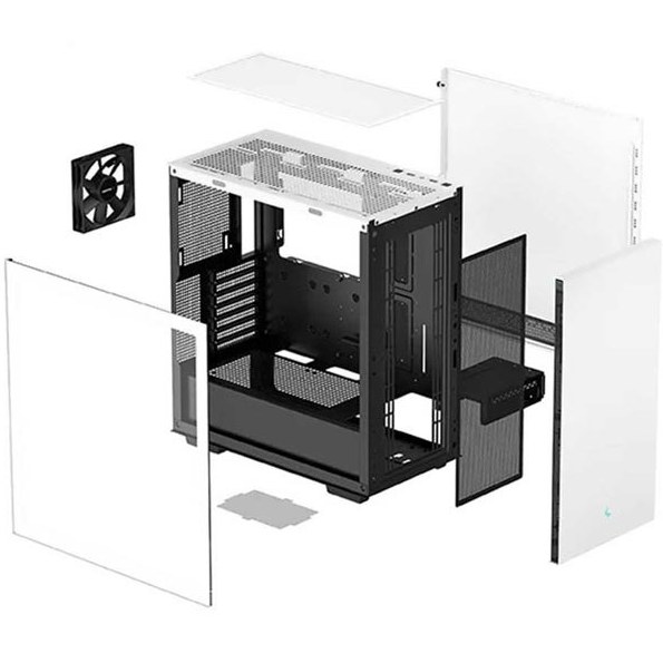 کیس دیپ کول DeepCool CH510 Mid Tower White