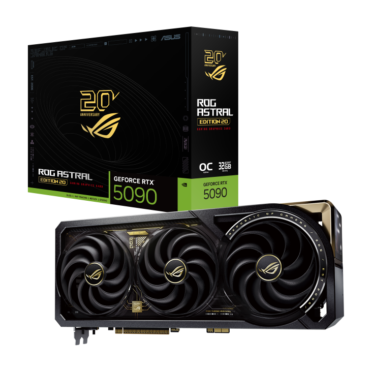 کارت گرافیک ایسوس مدل Asus Rog Astral GeForce RTX 5090 32GB GDDR7 Edition 20