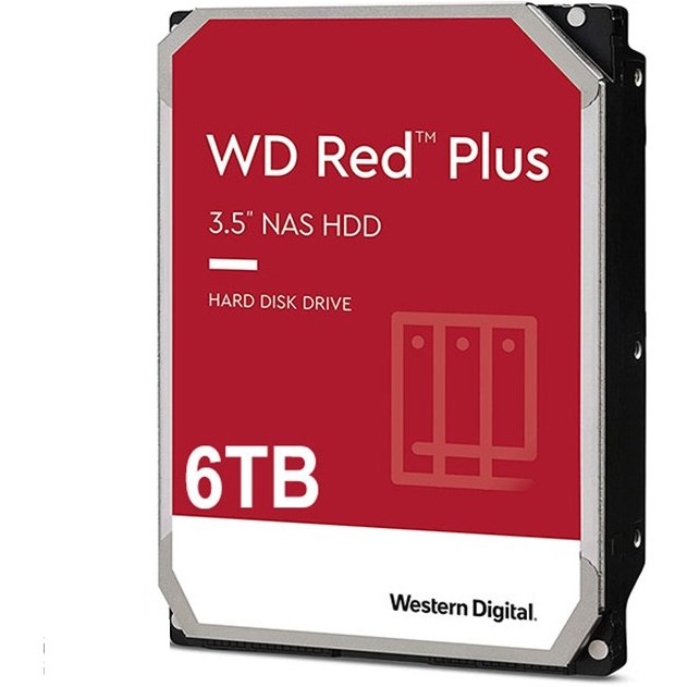 هارد اینترنال وسترن دیجیتال مدل Western Digital Red Plus 6TB WD60EFPX