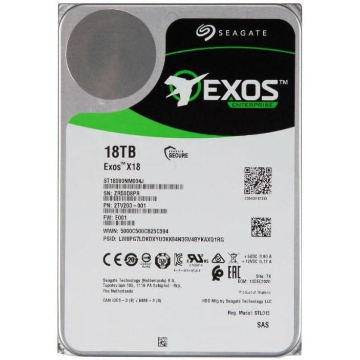 هارد اینترنال سیگیت اگزوز مدل Seagate Exos 18TB ST18000NM004J SAS