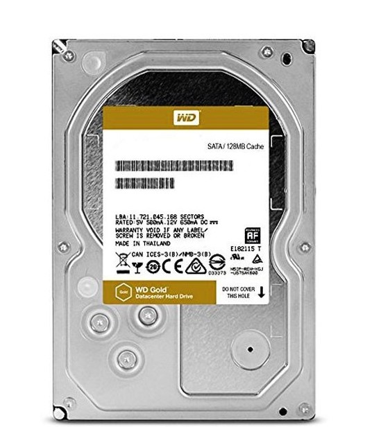 هارد اینترنال وسترن دیجیتال مدل Western Digital Gold 2TB WD2005FBYZ