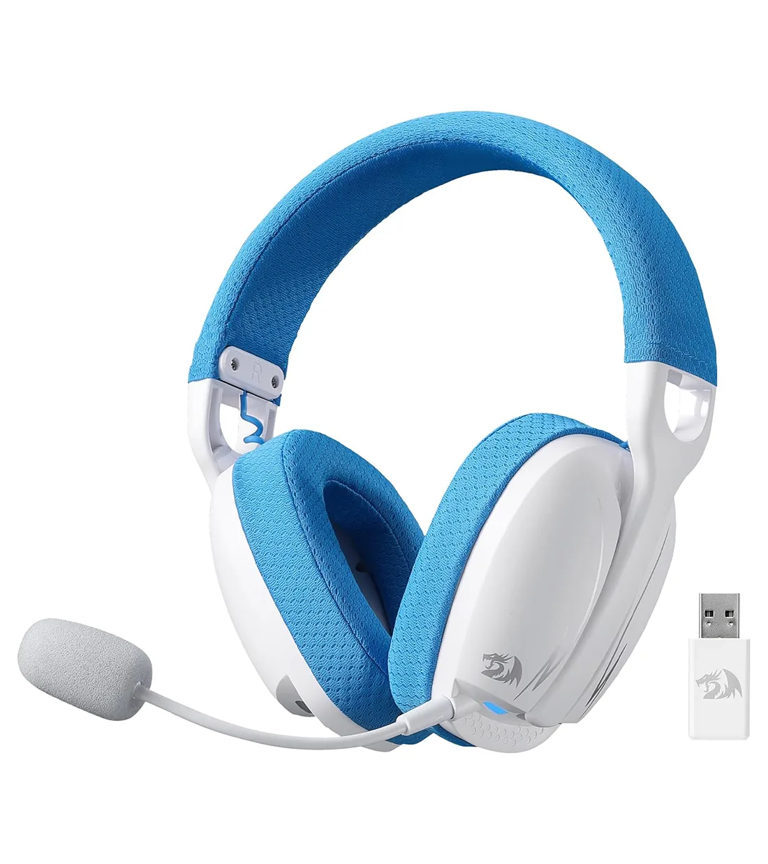 هدست ردراگون مدل Redragon Skuld H878 Blue-White Wireless