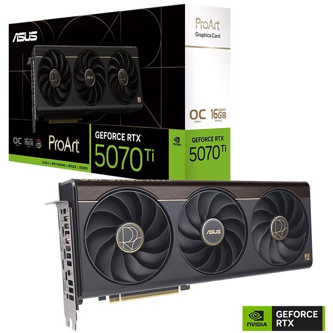 کارت گرافیک ایسوس مدل ASUS ProArt GeForce RTX 5070 Ti OC Edition 16GB
