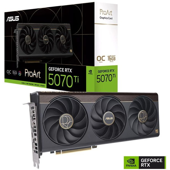 کارت گرافیک ایسوس مدل ASUS ProArt GeForce RTX 5070 Ti OC Edition 16GB