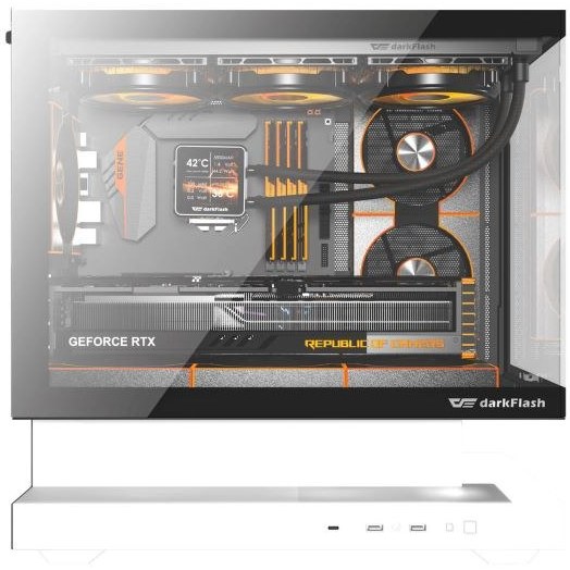 کیس دارک فلش مدل DarkFlash Floatron F1 White