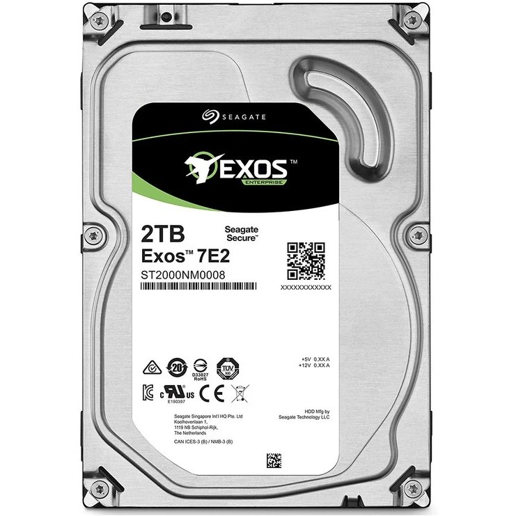 هارد اینترنال سیگیت اگزوز مدل Seagate Exos 2TB ST2000NM0008