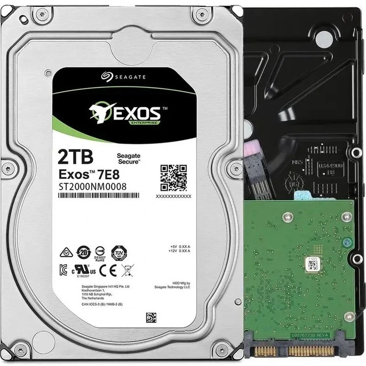 هارد اینترنال سیگیت اگزوز مدل Seagate Exos 2TB ST2000NM0008