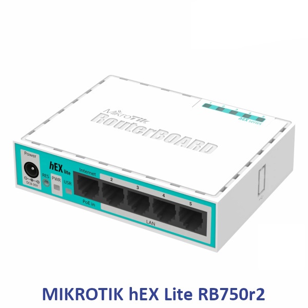 روتر میکروتیک مدل MikroTik hEX lite RB750r2