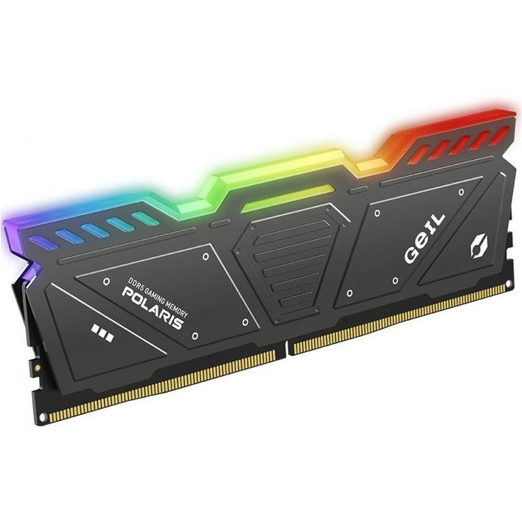 رم گیل مدل GEIL POLARIS RGB 16GB 4800Mhz CL40 BLACK