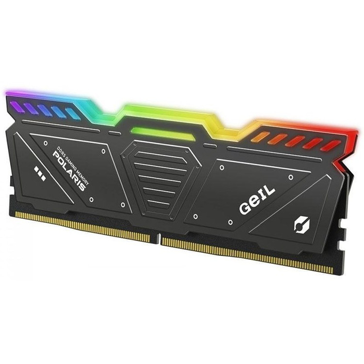 رم گیل مدل GEIL POLARIS RGB 16GB 4800Mhz CL40 BLACK