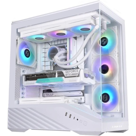کیس گیمینگ لیان لی مدل LIAN LI Vector V100R White