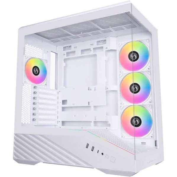 کیس گیمینگ لیان لی مدل LIAN LI Vector V100R White