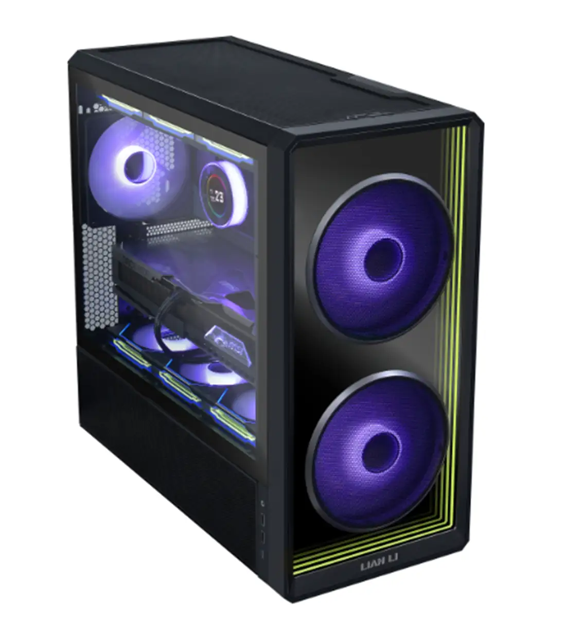 کیس گیمینگ لیان لی مدل LIAN LI LANCOOL 217 INF Blackَ