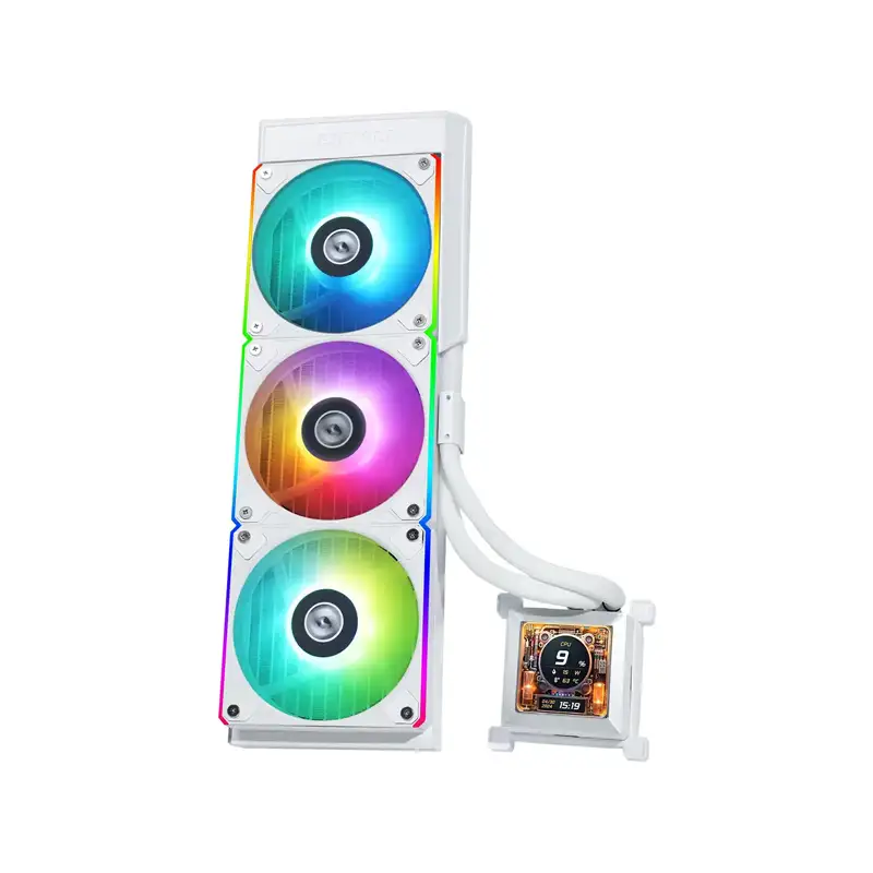 فن خنک کننده مایع پردازنده لیان لی مدل Lian Li HydroShift LCD 360R WHITE