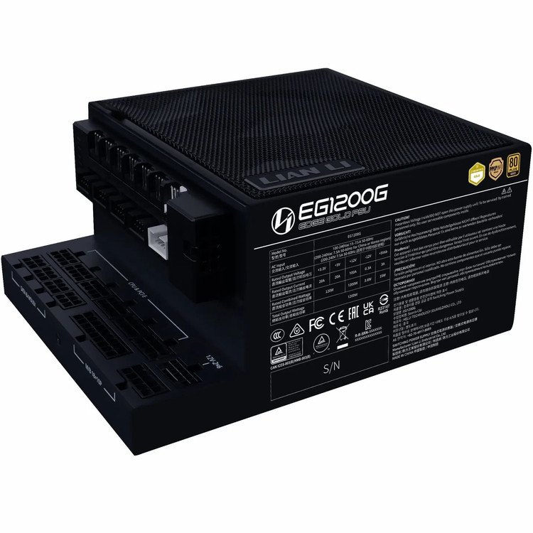 پاور لیان لی مدل Lian Li EDGE 1200W UK GOLD Black
