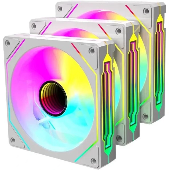 فن کیس ردراگون مدل Redragon GC-F015 White 3X