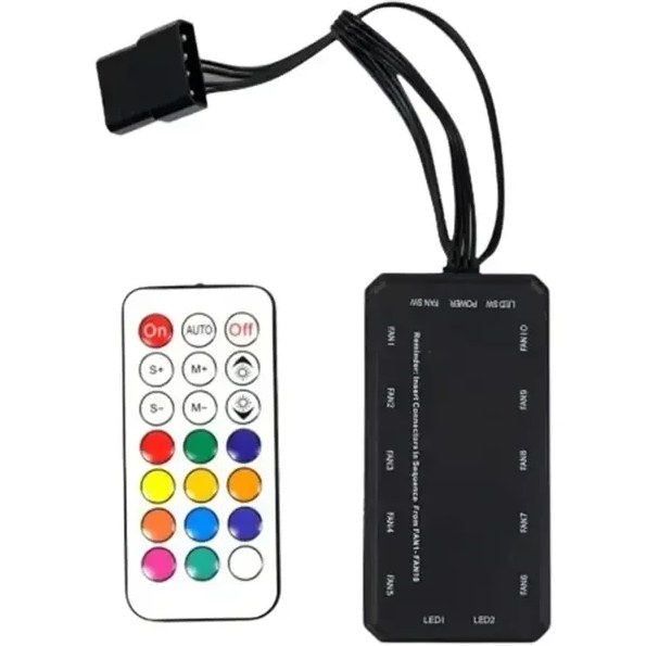فن کیس ردراگون مدل Redragon GC-F009 Black 3X
