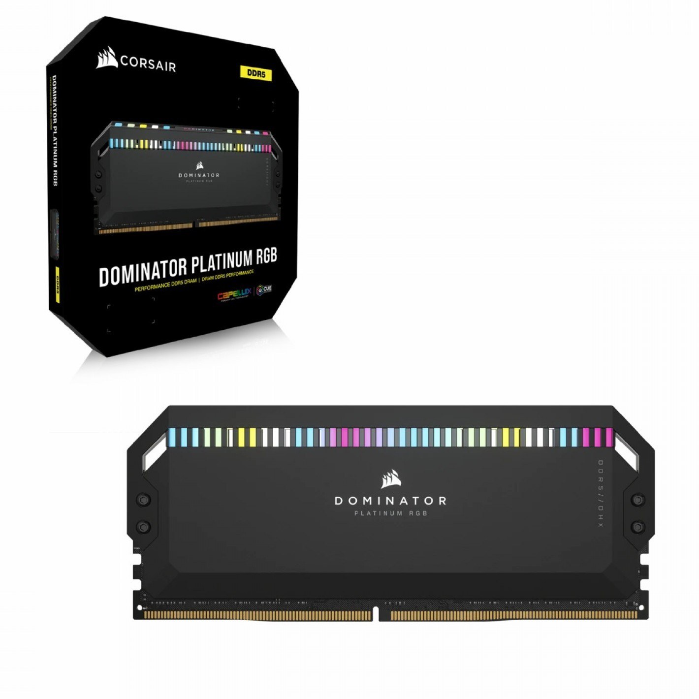 رم کورسیر مدل CORSAIR DOMINATOR Platinum 64GB(32GBx2) 6400MHz Black CL32