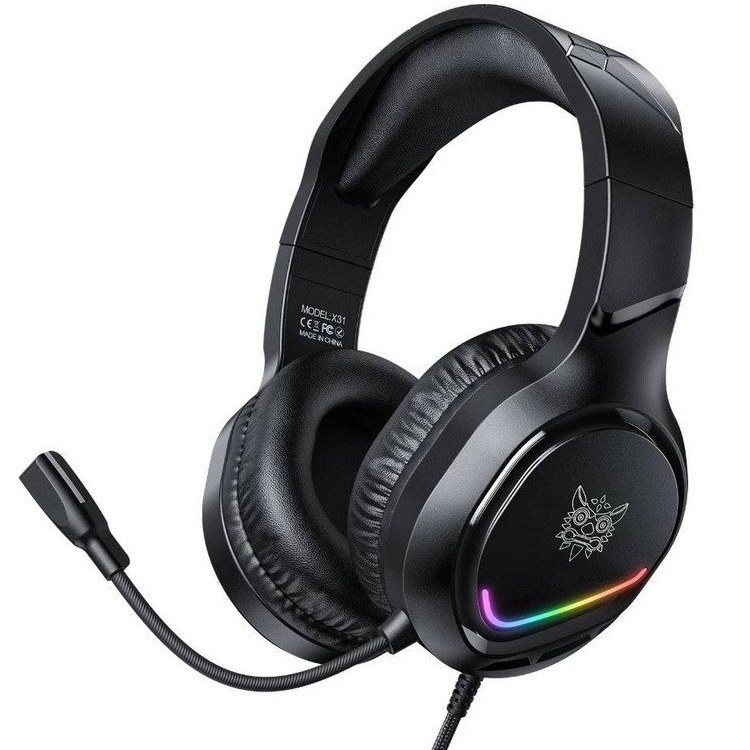 هدست اونیکوما مدل Onikuma X31 RGB Black Wired