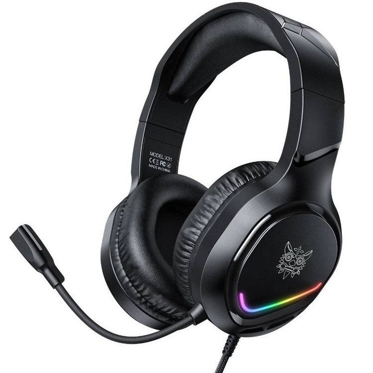 هدست اونیکوما مدل Onikuma X31 RGB Black Wired