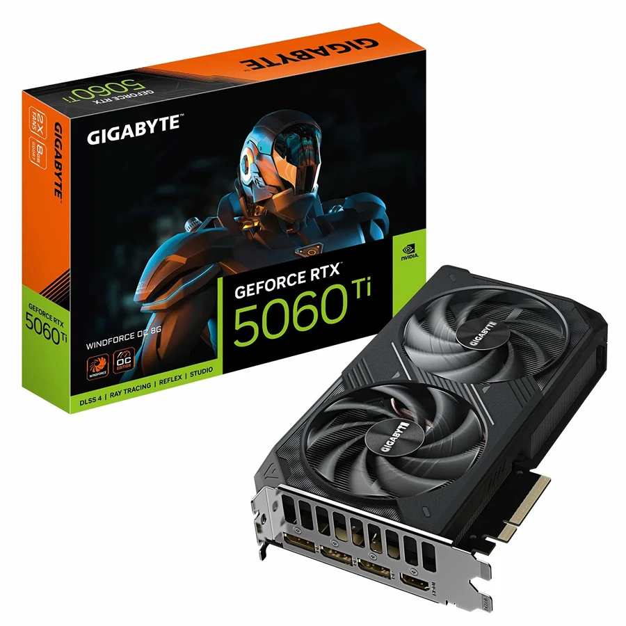 کارت گرافیک گیگابایت مدل Gigabyte RTX 5060 Ti Windforce 8GB