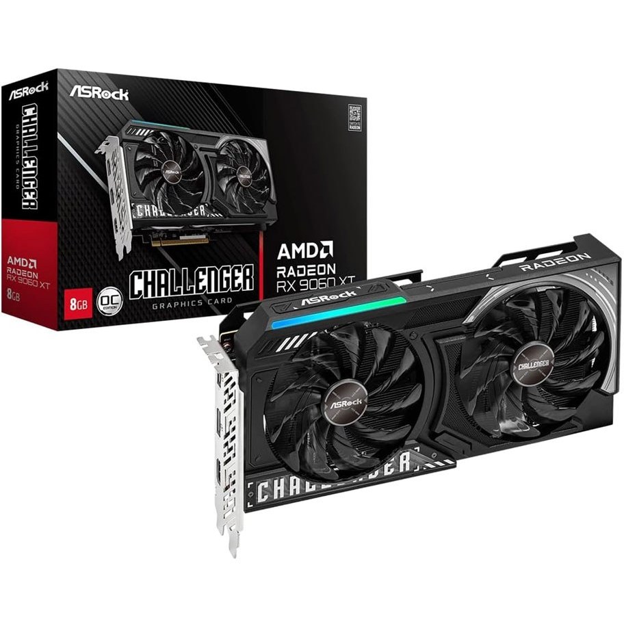 کارت گرافیک ازراک مدل Asrock Radeon RX 9060 XT OC Challenger 16GB
