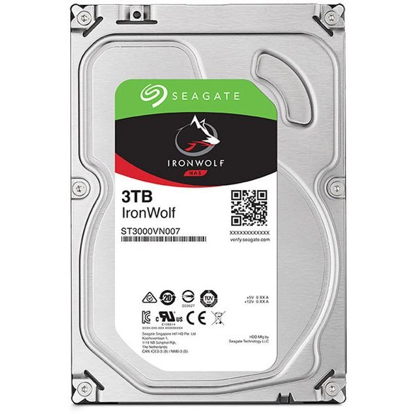 هارد دیسک اینترنال سیگیت مدل IronWolf TB3 ST3000VN007