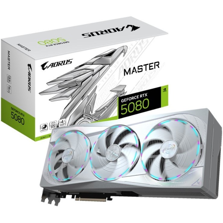 کارت گرافیک گیگابایت آروس مدل GIGABYTE GeForce RTX 5080 Master ICE OC 16G