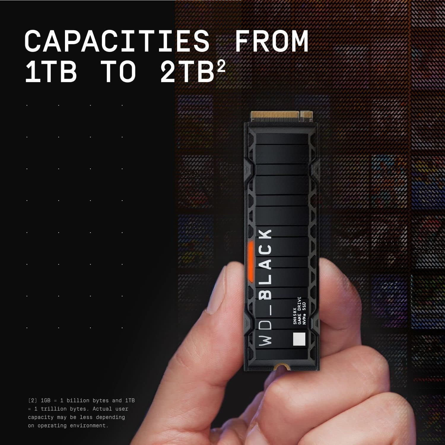 اس اس دی وسترن دیجیتال مدل Western Digital Black SN850X 1TB M.2 SSD
