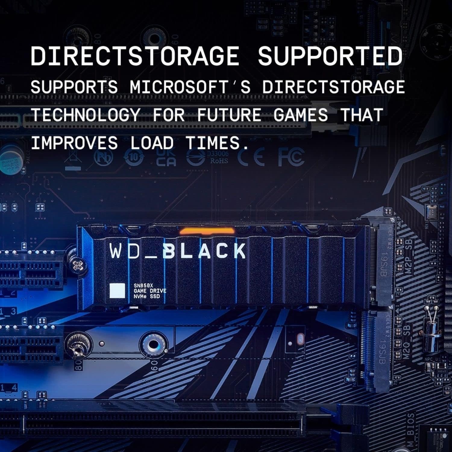 اس اس دی وسترن دیجیتال مدل Western Digital Black SN850X 1TB M.2 SSD