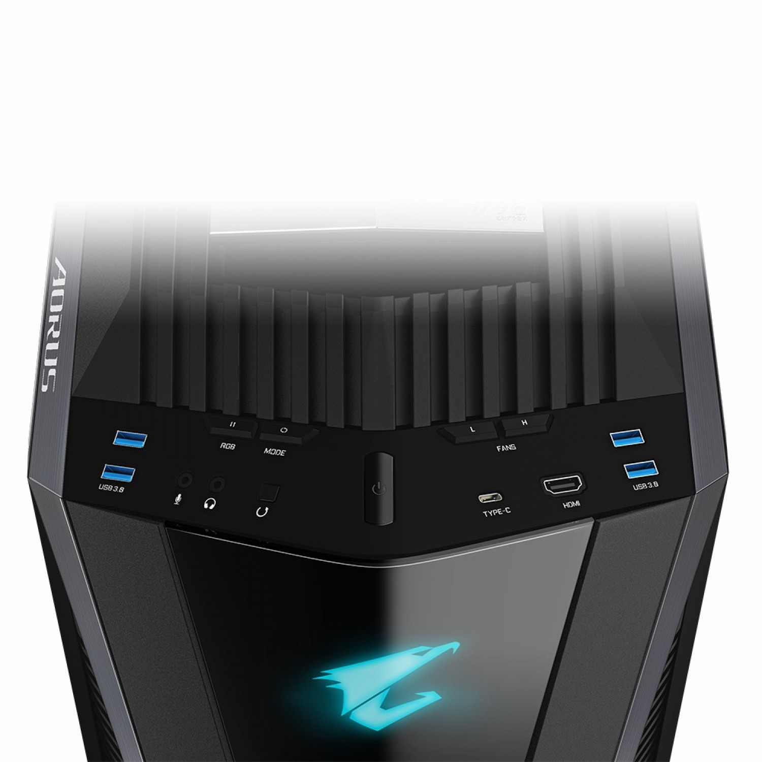 کیس گیمینگ گیگابایت مدل GIGABYTE AORUS C700 Glass Black