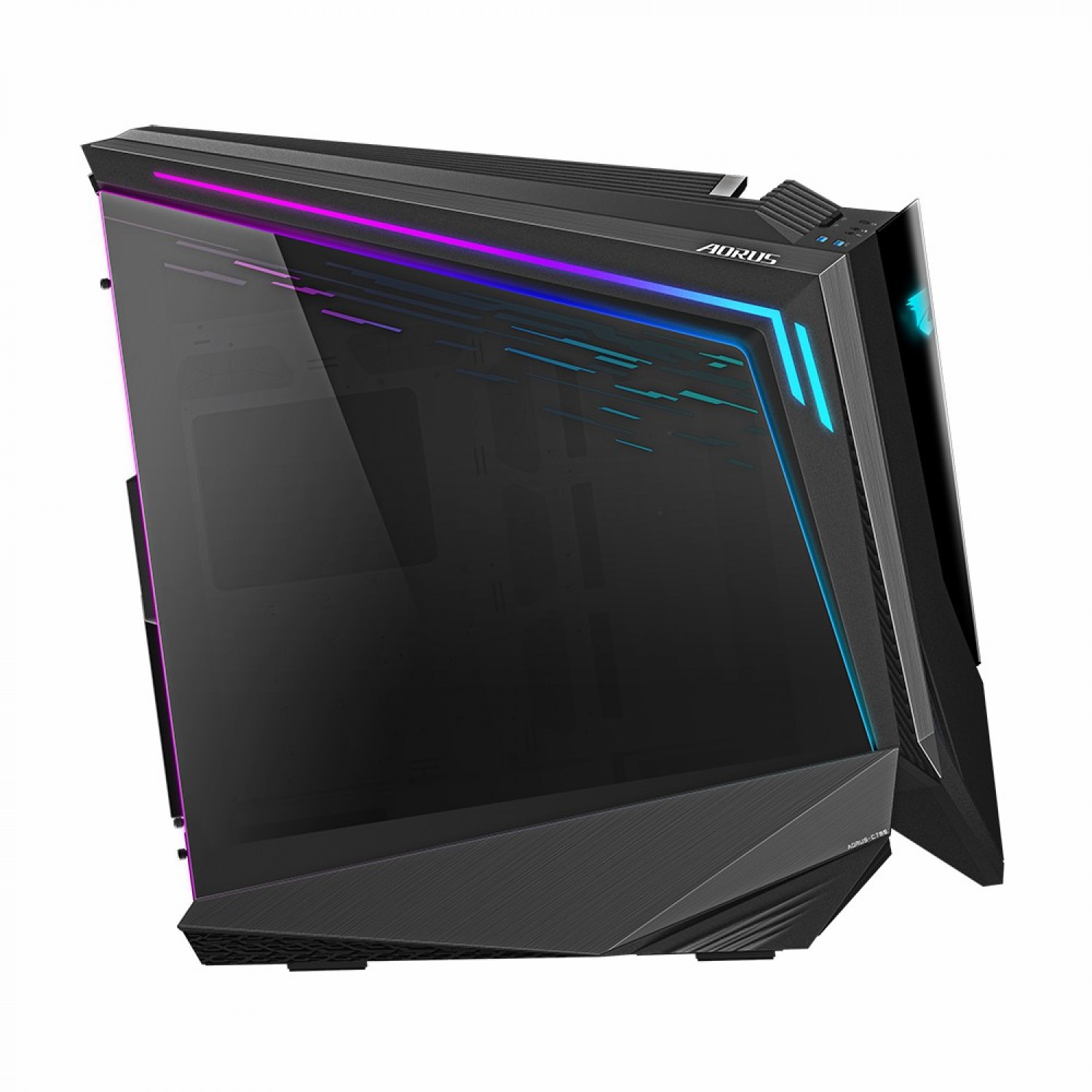 کیس گیمینگ گیگابایت مدل GIGABYTE AORUS C700 Glass Black