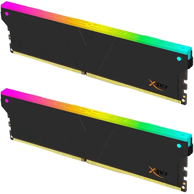 رم وی کالر مدل V-Color Manta Xfinity 32GB 6000mhz Cl36 RGB Black Xmp/Expo