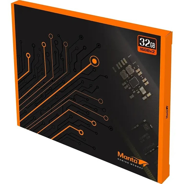 رم وی کالر مدل V-Color Manta Xfinity 32GB 6000mhz Cl36 RGB Black Xmp/Expo