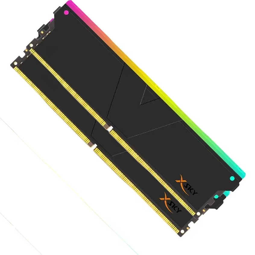 رم وی کالر مدل V-Color Manta Xfinity 32GB 6000mhz Cl36 RGB Black Xmp/Expo