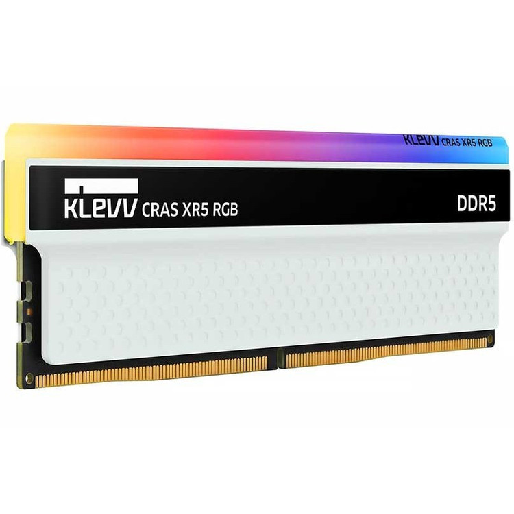 رم کلو مدل KLEVV CRAS XR5 RGB 32GB (DUAL) 6200MHz CL32 White