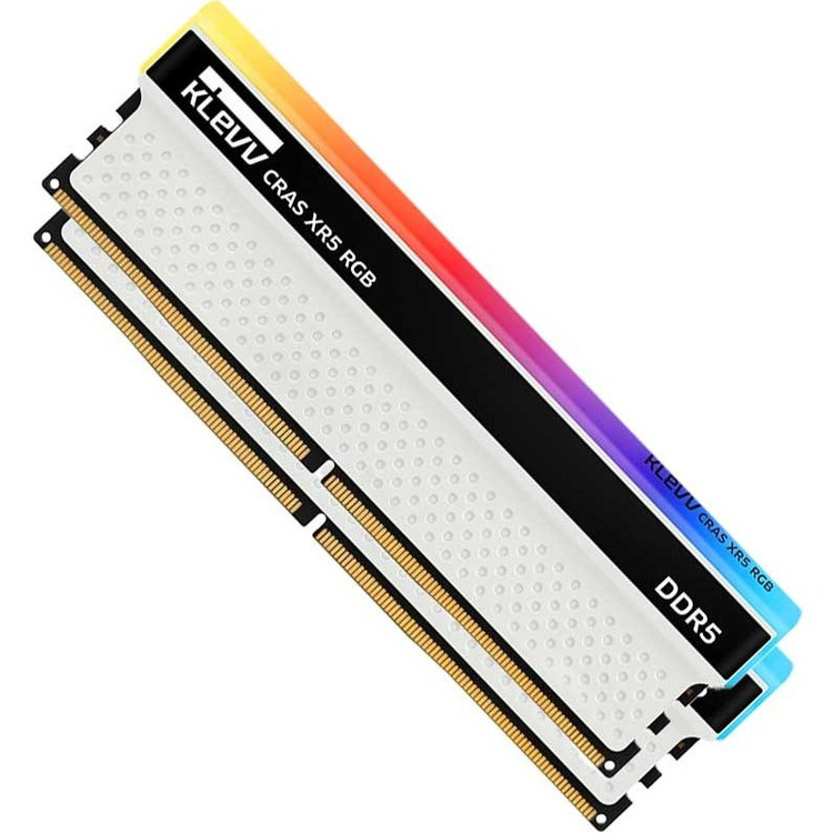 رم کلو مدل KLEVV CRAS XR5 RGB 32GB (DUAL) 6200MHz CL32 White